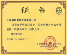 起帆电缆·煤炭工业委员会会员单位